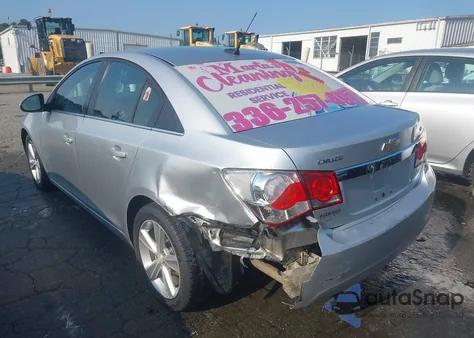 2012 Chevrolet Cruze 2Lt из США, поврежденный, VIN 1G1PG5SC0C7258361